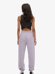 Superdry Brassica Lilac Essential Logo Cuff Joggers - Image 4 of 6