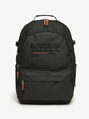 Superdry Black 100% Cotton Tarp Utility Backpack - Image 3 of 8