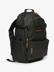 Superdry Black 100% Cotton Tarp Utility Backpack - Image 6 of 8