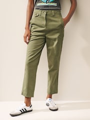 Khaki Green Chino Trousers - Image 1 of 6