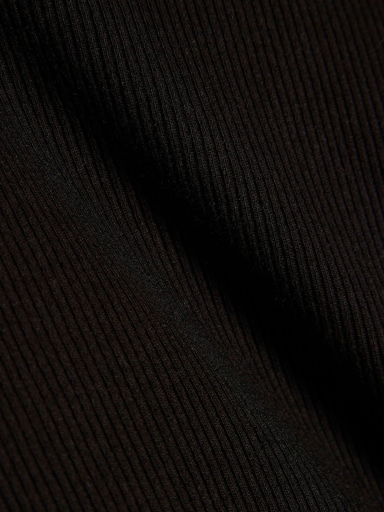 River Island Black Scallop Top - Image 4 of 4