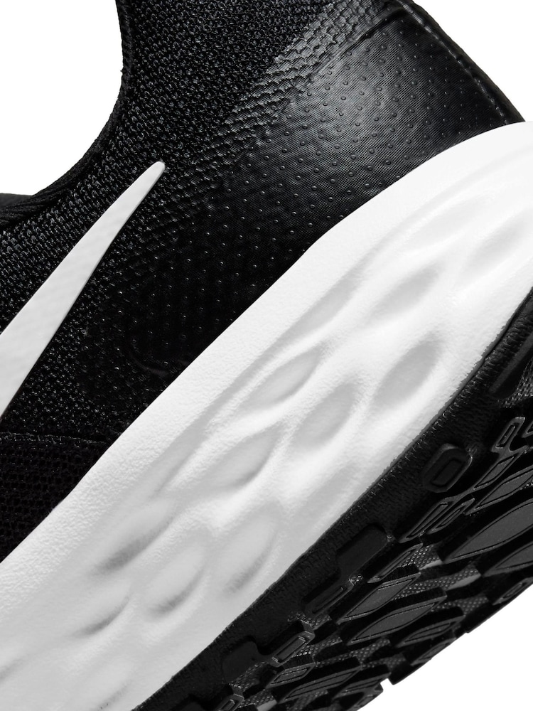 Nike Black Revolution 6 Running Trainers - Image 9 of 10