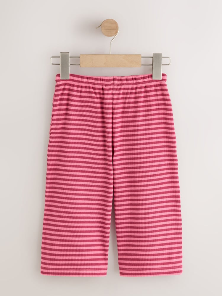 Pink Stripe - ខោជើងវែង (3mths-7ឆ្នាំ) - រូបភាព 2 នៃ 4