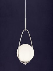 Searchlight Stainless Steel Amy Ball Ceiling Light Pendant - Image 1 of 1