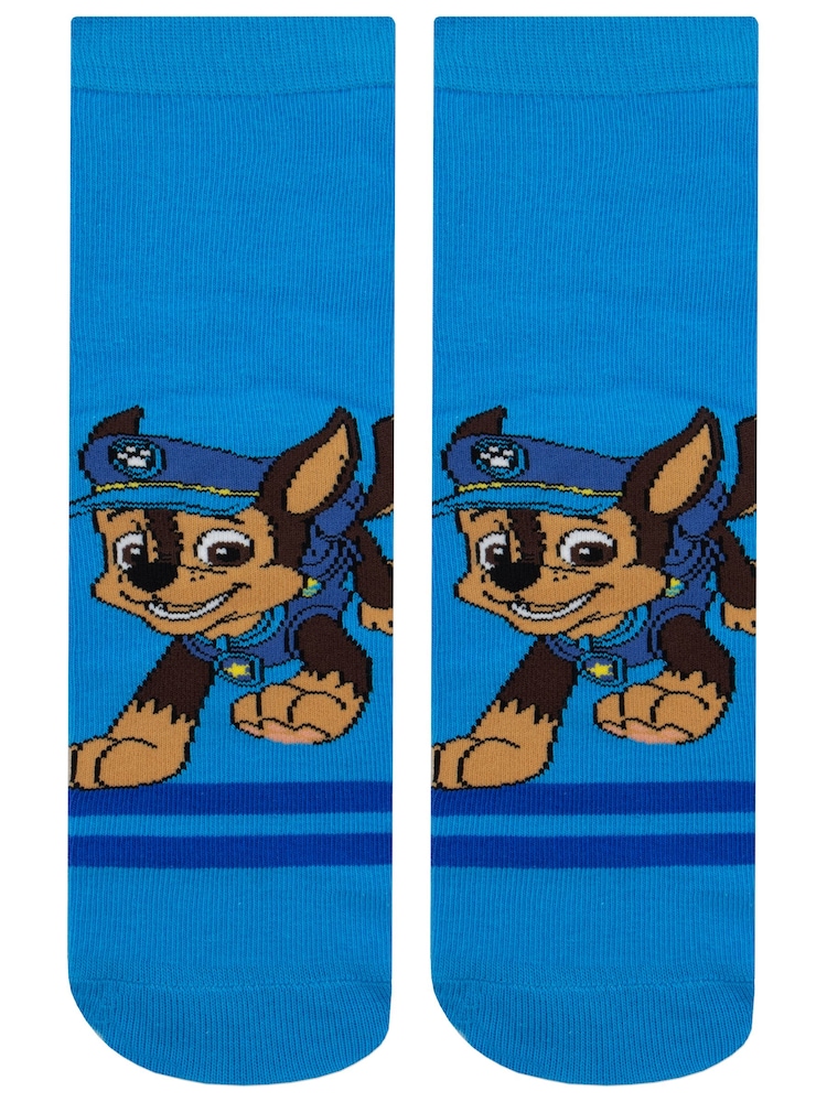 Character Blue PAW Patrol Chase Marshall And Rubble Socks 3 Pack - Image 2 of 4