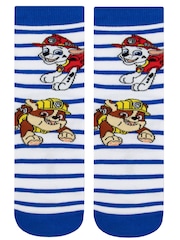 Character Blue PAW Patrol Chase Marshall And Rubble Socks 3 Pack - Image 3 of 4