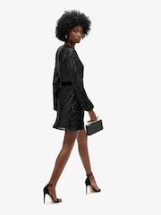Бархатные платья мини Superdry пайетки - Image 2 of 5