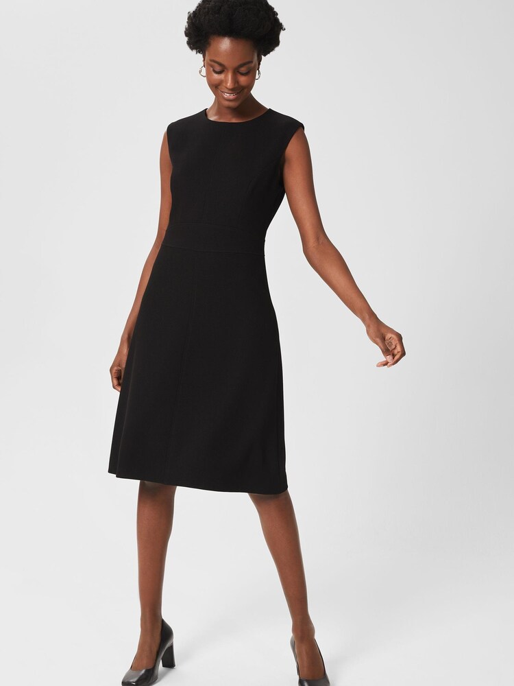 Hobbs Black A-Line Ophelia Dress - Image 1 of 4