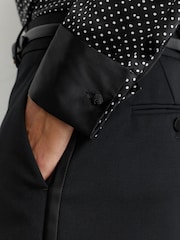 Reiss Diana Silk Polka-Dot Cowl-Neck Blouse - სურათი 5 7-დან
