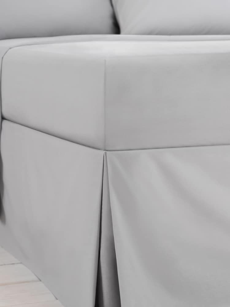 Grey Silver Cotton Rich Valance - Image 1 of 2