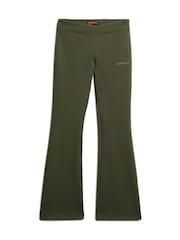 Superdry Army Khaki Sport Tech LR Flare Trousers - Image 4 of 4