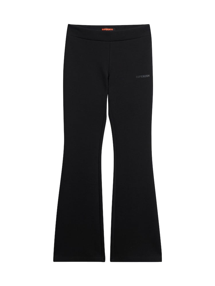 Superdry Black Sport Tech LR Flare Trousers - Image 5 of 6