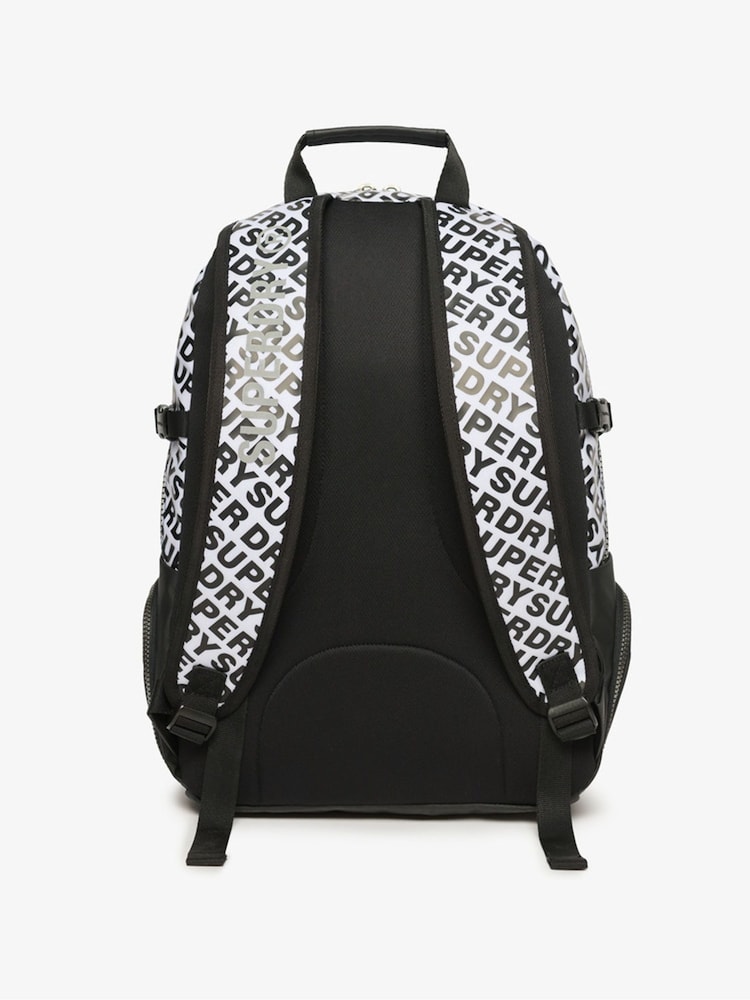 Superdry Optic AOP 100% Cotton Tarp Rucksack - Image 2 of 8