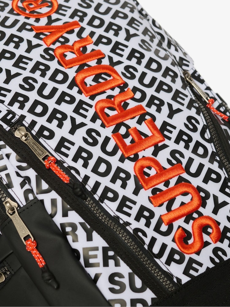 Superdry Optic AOP 100% Cotton Tarp Rucksack - Image 4 of 8