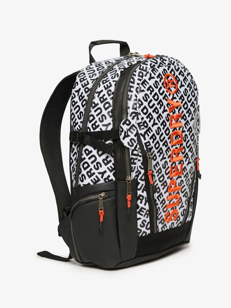 Superdry Optic AOP 100% Cotton Tarp Rucksack - Image 6 of 8