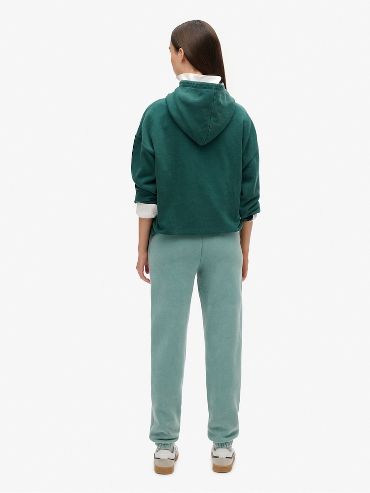Superdry Oil Blue Essential Logo Cuff Joggers - Image 2 of 6