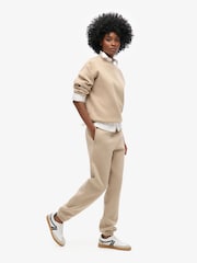Superdry Cobblestone Grey Essential Logo Joggers - Image 2 of 5