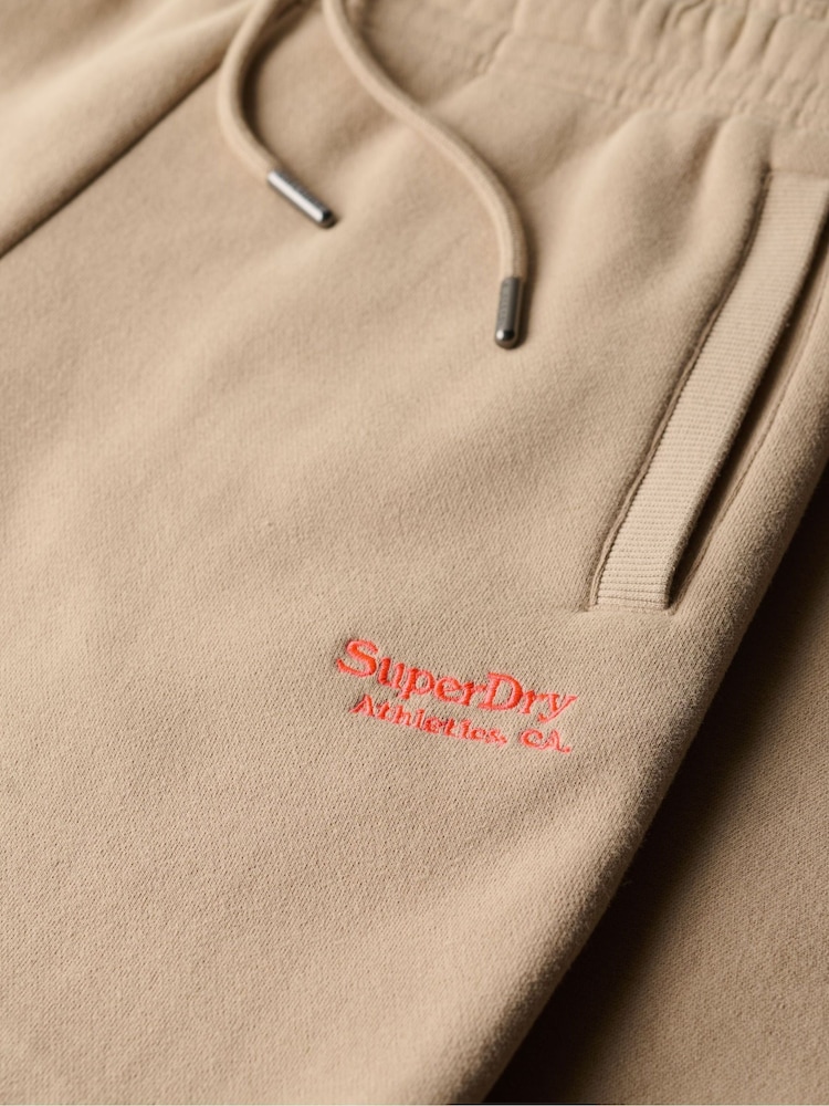 Superdry Cobblestone Grey Essential Logo Joggers - Image 5 of 5