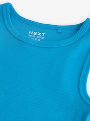 Blue Rib Vest (3-16yrs) - Image 8 of 8