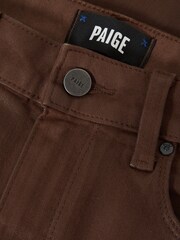 Reiss Cognac Luxe Cindy Paige Mid Rise Cropped Jeans - Image 5 of 5