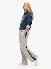Superdry Lightning Grey Gindle Essential Logo Straight Trousers - Image 3 of 5