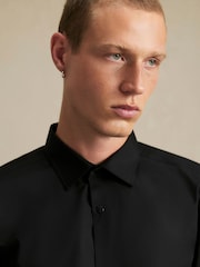 River Island Black Slim Fit Shirt - Image 4 of 4