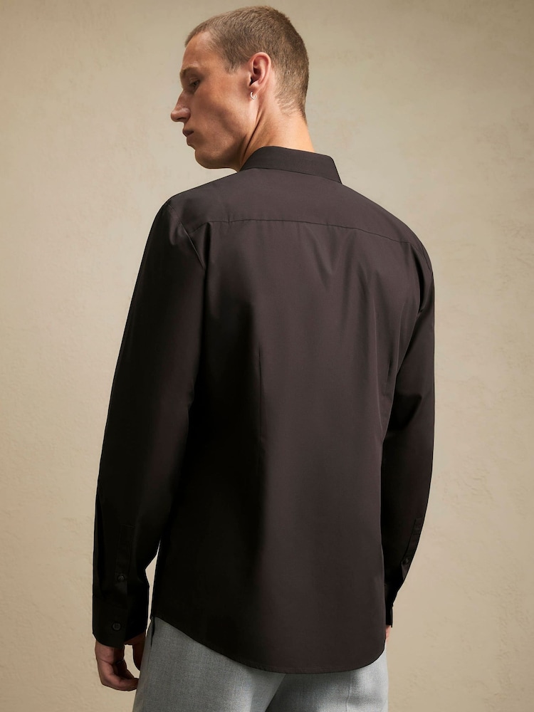 River Island Brown Slim Fit Shirt - Image 2 of 4