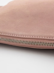 Pink Leather Cross-Body Bag - Image 7 of 9