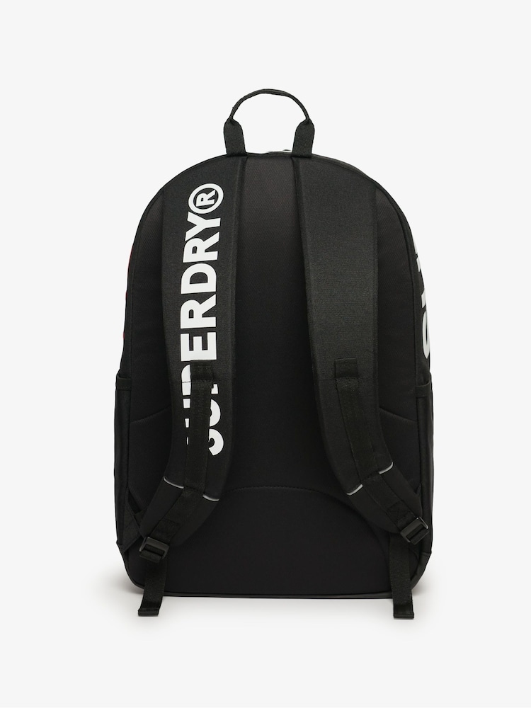Superdry Black Logo Windyatcher Montana 100% Cotton Bag - Image 2 of 6