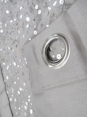 Cortinas forradas con ojales de lentejuelas Glitzy de Catherine Lansfield - Imagen 4 de 5