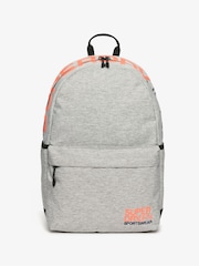 Superdry Light Grey Marl Logo Windyatcher Montana 100% Cotton Bag - Image 1 of 7