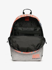 Superdry Light Grey Marl Logo Windyatcher Montana 100% Cotton Bag - Image 4 of 7