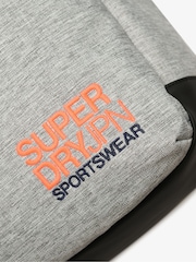 Superdry Light Grey Marl Logo Windyatcher Montana 100% Cotton Bag - Image 5 of 7