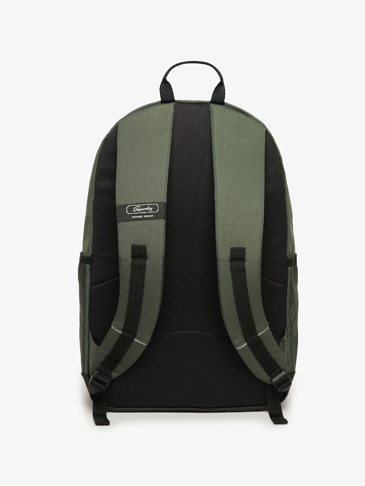 Superdry Laurel Khaki Heritage Montana 100% Cotton Bag - Image 2 of 6