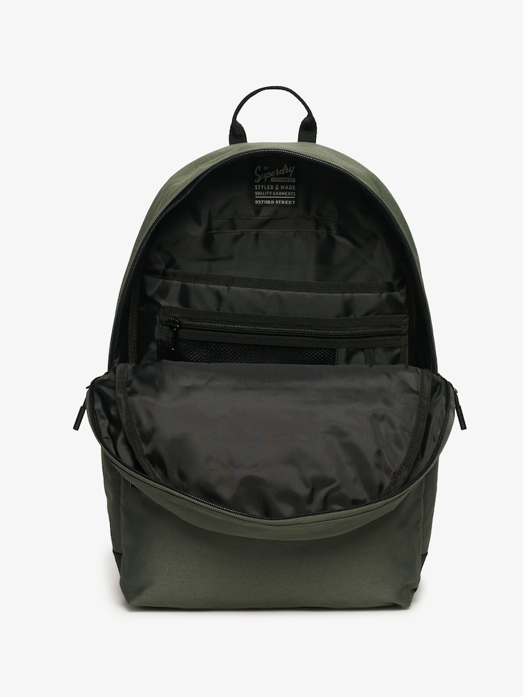 Superdry Laurel Khaki Heritage Montana 100% Cotton Bag - Image 4 of 6