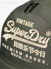 Superdry Laurel Khaki Heritage Montana 100% Cotton Bag - Image 5 of 6