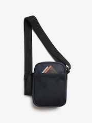 Superdry Eclipse Navy 100% Cotton Tarp Cross-Body Bag - Image 2 of 5