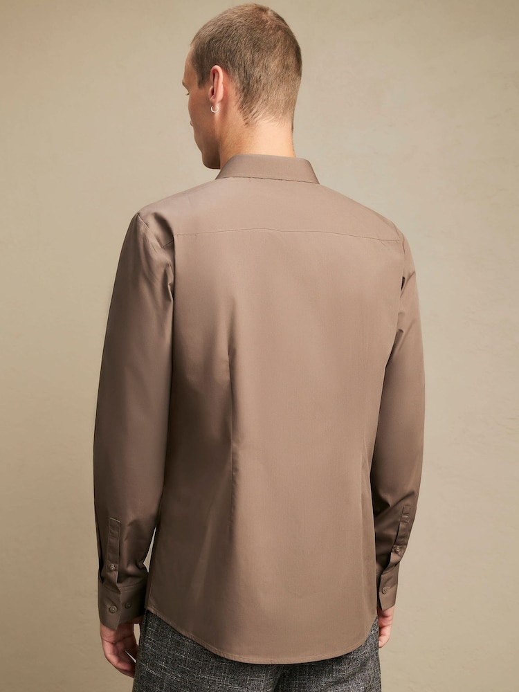 River Island Natural Slim Fit Shirt - Image 2 of 4