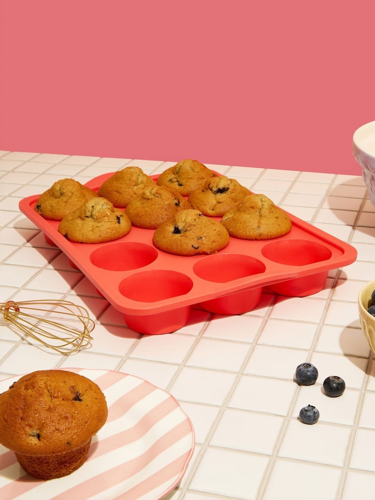 Judge Berry Silicone 12 Cup Muffin Tin Tray - Image 1 of 2 Judge Berry Silicone 12 Cup Muffin Tin Tray - Image 1 of 2