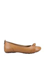 Hush Puppies Tan Brown Jada Knot Ballerinas - Image 1 of 4