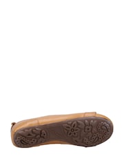 Hush Puppies Tan Brown Jada Knot Ballerinas - Image 4 of 4
