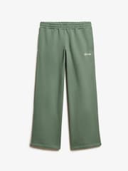 Superdry Laurel Khaki 100% Cotton Country Club Straight Joggers - Image 4 of 5