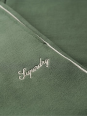 Superdry Laurel Khaki 100% Cotton Country Club Straight Joggers - Image 5 of 5