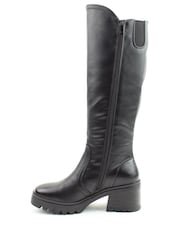 Heavenly Feet Ladies Vegan Friendly Tall Black Boots - Image 2 of 4