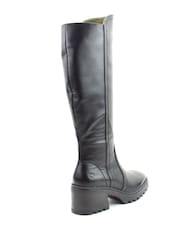 Heavenly Feet Ladies Vegan Friendly Tall Black Boots - Image 4 of 4