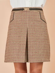 Қалтасы бар Yumi Check Mini белдемше - 4суретінің 3 суреті