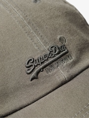 Superdry Vintage Black Vintage Embroidery 100% Cotton Cap - Image 4 of 4