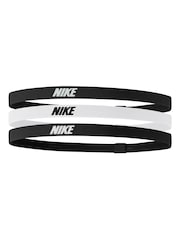 Nike Black/White Elastic 2.0 Headbands 3 Pack - Image 1 of 4