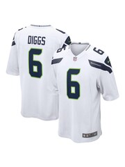Nike White NFL Seattle Seahawks Road Game Jersey - Quandre Diggs - Image 1 of 3