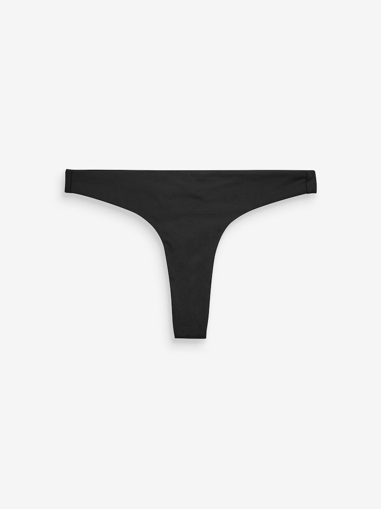 Black Thong Bikini Bottoms - Image 4 of 4
